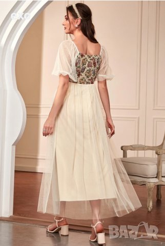 Красива рокля, Ефектна рокля корсет, Ефирна рокля, снимка 3 - Рокли - 43233464