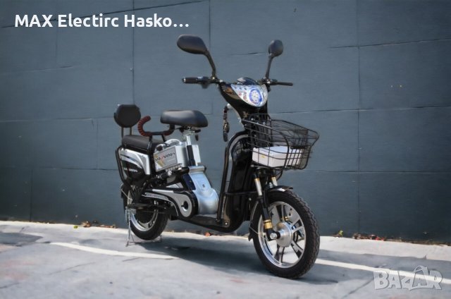 Електрически скутер-велосипед MaxMotors EBZ16 500W - BLACK, снимка 1 - Мотоциклети и мототехника - 41827533