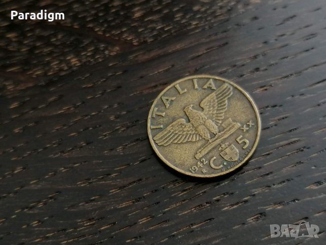 Монета - Италия - 5 чентесими | 1942г.