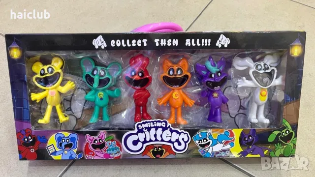 Smiling critters фигури/Smiling critters/Cat nap, снимка 3 - Фигурки - 48157959