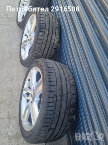 Оригинални Ауди джанти 18 с гуми дот 22, снимка 6 - Гуми и джанти - 51500693