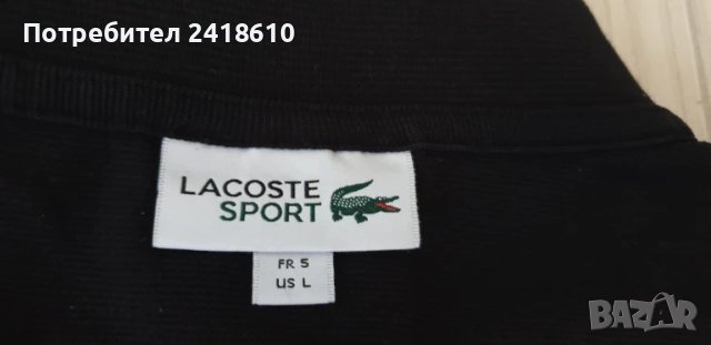 Lacoste Sport Pique Cotton Mens Size 5 - L ОРИГИНАЛ! Мъжка Тениска!, снимка 14 - Тениски - 50876813