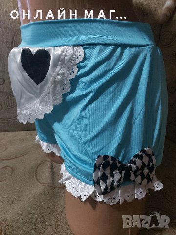 Панталонки с престилка и странични панделки WONDERLAND  BOYSHORTS/M L , снимка 2 - Корсети, бюстиета, топове - 35323034