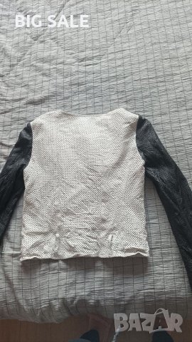 Лятно кожено яке на дупки, снимка 7 - Якета - 40318119