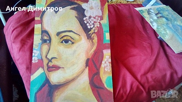Стара маслена картина , снимка 3 - Картини - 37731295