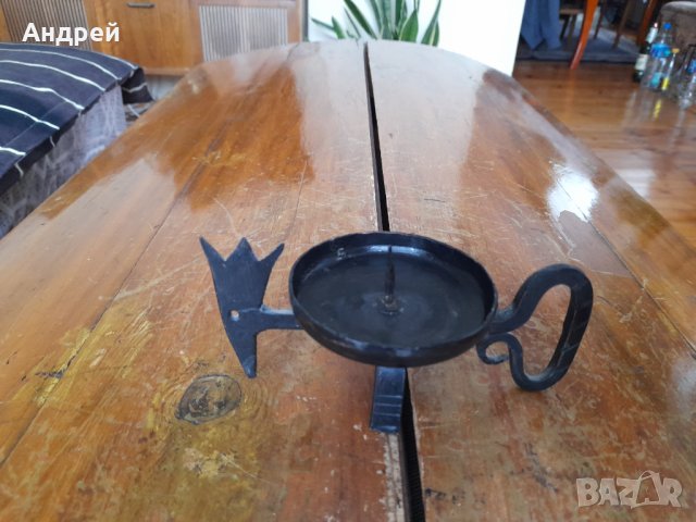 Стар свещник #20, снимка 2 - Антикварни и старинни предмети - 44016844