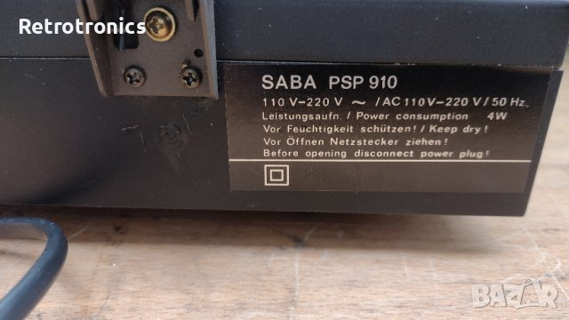Saba Psp 910 Vintage Direct Drive, снимка 12 - Грамофони - 40444288