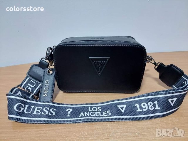 Черна чанта Guess   код SG319, снимка 1 - Чанти - 34616599