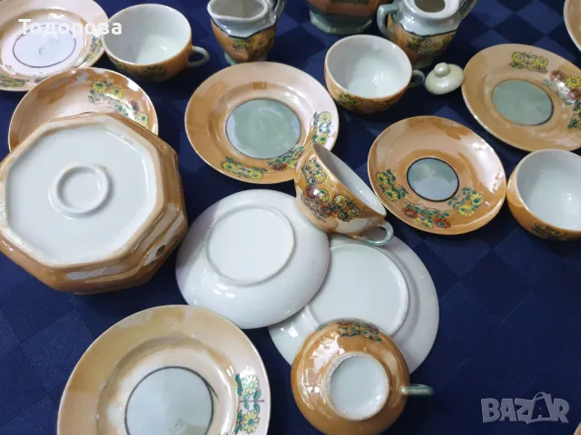 Седефен порцеланов миниатюрен сервиз, снимка 7 - Сервизи - 49026918