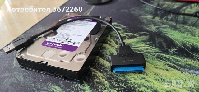 *НОВ* 6TB HD Western Digital Purple WD Internal Hard Drive SATA 3.5"