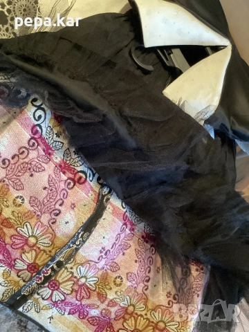 Уникална рокля с дълъг ръкав,,Баронеса”. 146 за 11 г, снимка 9 - Детски рокли и поли - 52635133