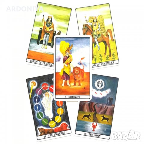 The Golden Dawn Tarot  - карти Таро, снимка 6 - Други игри - 37399061