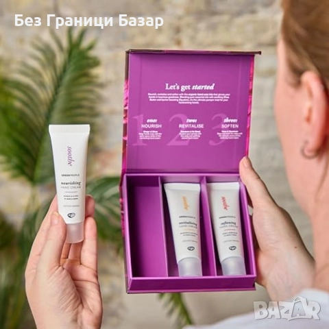 Нов Натурален сет кремове за ръце – хидратация, подхранване, подарък жени, снимка 2 - Козметика за тяло - 51779422