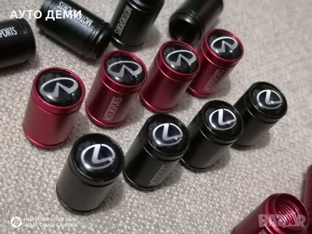 Супер качество капачки за вентили винтили Моторспорт Motorsport за кола автомобил джип бус ван , снимка 4 - Аксесоари и консумативи - 32677949