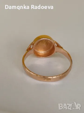 СССР златен пръстен проба 583, снимка 17 - Пръстени - 48054127