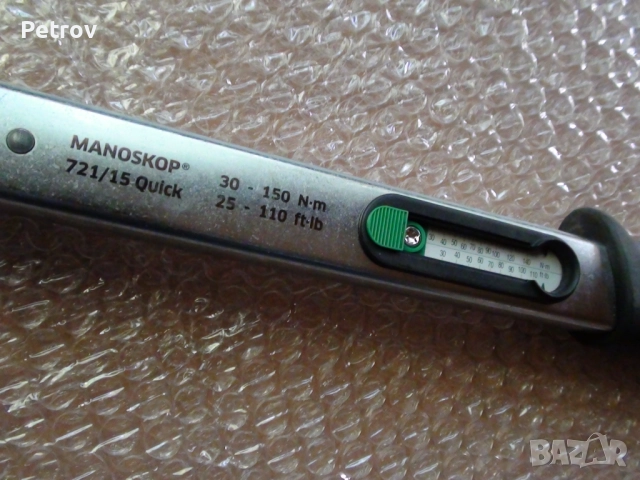 STAHLWILLE MANOSKOP 721/15 Quick - MADE IN GERMANY - 1/2" PROFI Динамометричен Ключ 30 - 150 Nm !!!!, снимка 7 - Гедорета - 51913791