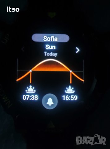 Отличен Amazfit Watch T-Rex 2 , GPS, батерия 20 дни+4 каишки+протектор, снимка 12 - Смарт гривни - 43306152