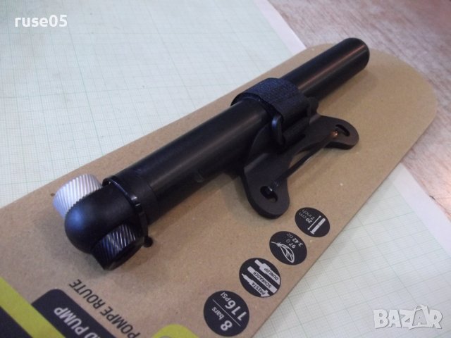 Помпа ръчна за шосейно колоездене черна нова, снимка 8 - Аксесоари за велосипеди - 40197840