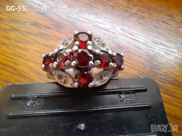 Стар сребърен пръстен, снимка 2 - Колиета, медальони, синджири - 53344000