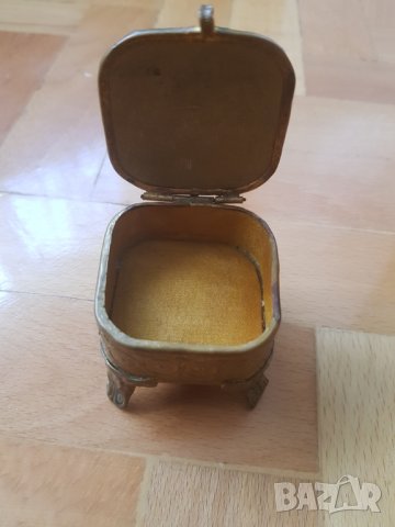 Стара френска кутийка за бижута 1900година, снимка 3 - Антикварни и старинни предмети - 32985154