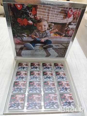 Кутия шоколадчета със снимка, снимка 2 - Подаръци за рожден ден - 39385969