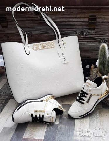 Дамска чанта Guess и спортни обувки Guess, снимка 1 - Дамски ежедневни обувки - 28047523