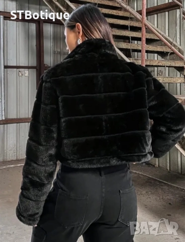 🌸 Елегантно Плюшено Teddy Яке за Жени – STBoutique, снимка 2 - Якета - 51951703