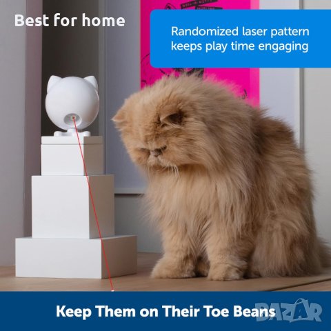 Автоматична котешка лазерна играчка- PetSafe Dancing Dot, снимка 6 - За котки - 43925315
