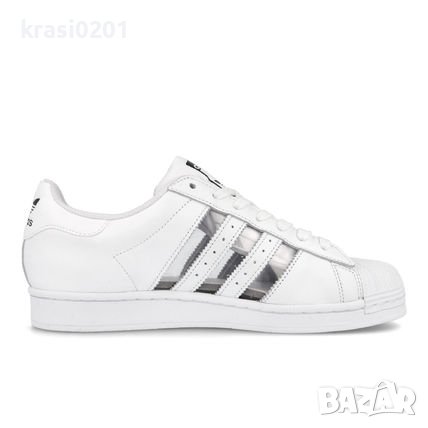 Oригинални кецове на Аdidas Superstar! 36 2/3, естествена кожа, снимка 7 - Кецове - 38774513