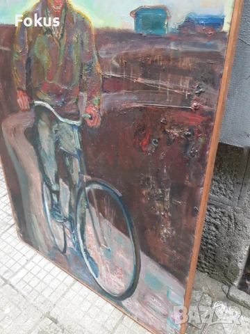 Огромна стара майсторска руска картина масло на платно, снимка 5 - Антикварни и старинни предмети - 53266846