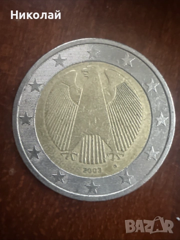 2 евро 2002 G