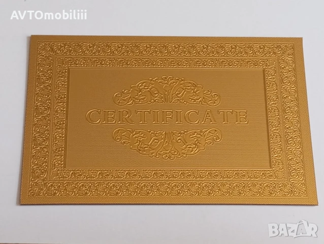 Позлатена с 24 карата банкнота 1000000 евро със сертификат, снимка 3 - Нумизматика и бонистика - 51339950