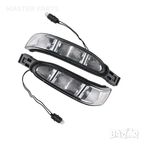 LED Мигачи за Огледала за Mercedes GL X164 / ML W164 / R W251 (Преди фейслифт) - Plug & Play , снимка 8 - Части - 50423720