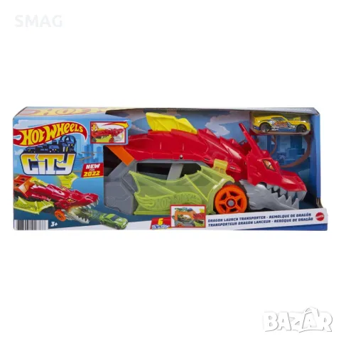 Hot Wheels Dragon Truck - Mattel S_1213624, снимка 2 - Коли, камиони, мотори, писти - 47978929