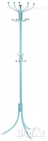 Метална Стояща закачалка с 10 закачалки, 183 см,
