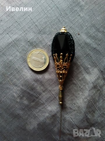 стара брошка тип игла, снимка 5 - Антикварни и старинни предмети - 27470439