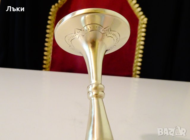 Английски бокал,чаша за вино,барок,бронз. , снимка 10 - Антикварни и старинни предмети - 33670061