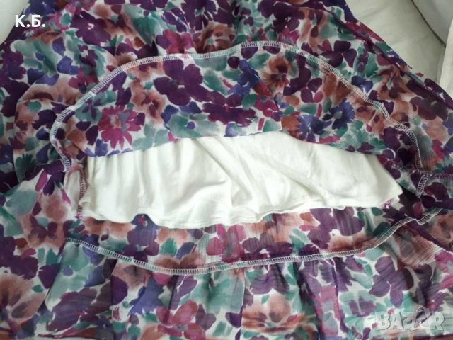 Рокля с висока талия р-р S, снимка 6 - Рокли - 33418486