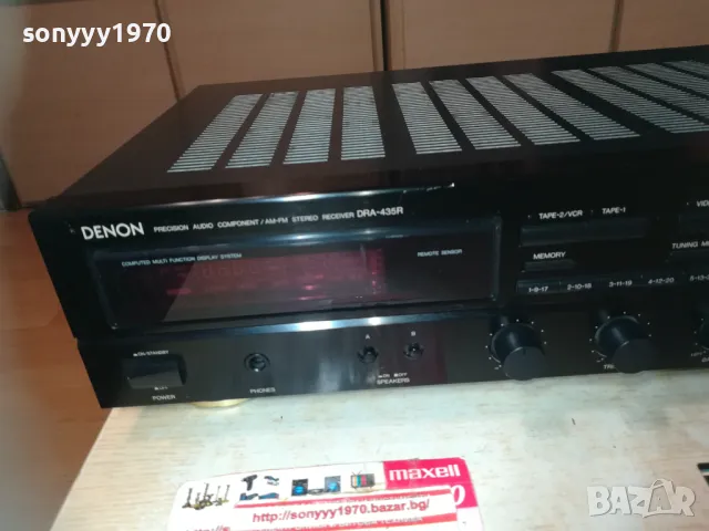 DENON DRA-435R JAPAN RECEIVER-ВНОС SWISS 2810241500, снимка 6 - Ресийвъри, усилватели, смесителни пултове - 47747588