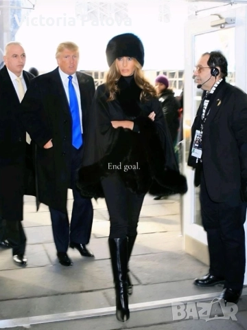 Луксозна норкова шапка PILLBOX  Италия, снимка 9 - Шапки - 52673151