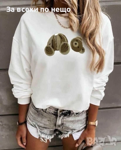 Дамска Блуза С Дълъг Ръкав - Налични Различни Цветове Код I_161, снимка 6 - Блузи с дълъг ръкав и пуловери - 52264102