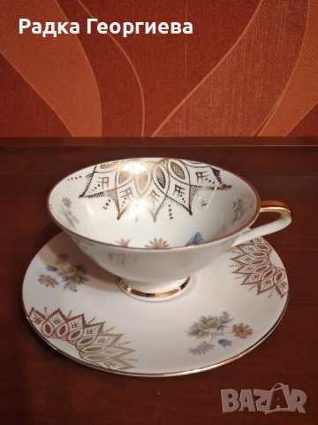 Чаша за чай Bareuther, снимка 4 - Чаши - 52378037