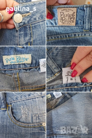 Три различни броя / Дамски маркови дънкови бермуди , снимка 6 - Къси панталони и бермуди - 53162100