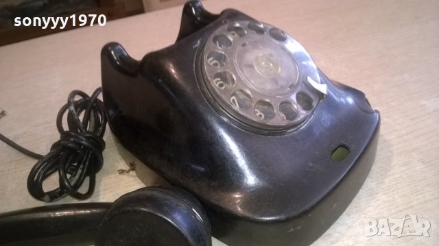 бакелитов стар телефон-антика, снимка 2 - Колекции - 28121063
