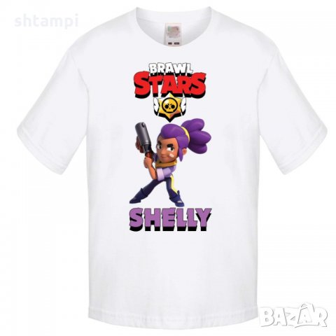 Детска тениска Shelly 4 Brawl Stars, снимка 4 - Детски тениски и потници - 32928837
