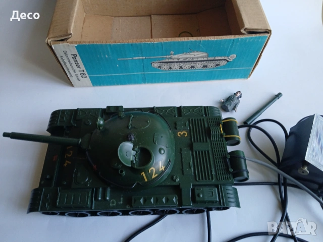 Anker стара пластмасова ГДР играчка танк., снимка 4 - Колекции - 53340795