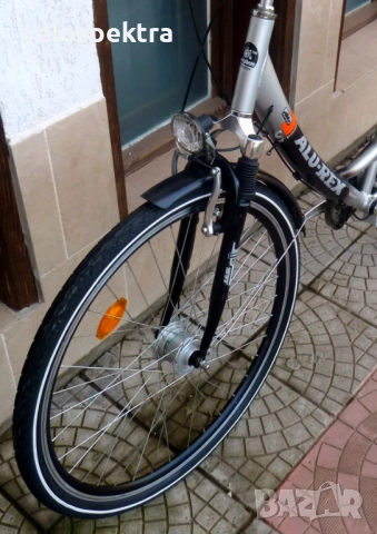 АЛУРЕКС ! 28 цола капли ! Алуминиев- елегантен ! СРАМ 7 Германия!, снимка 3 - Велосипеди - 52710193