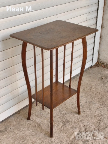 винтидж дървена масичка , снимка 6 - Маси - 53521412