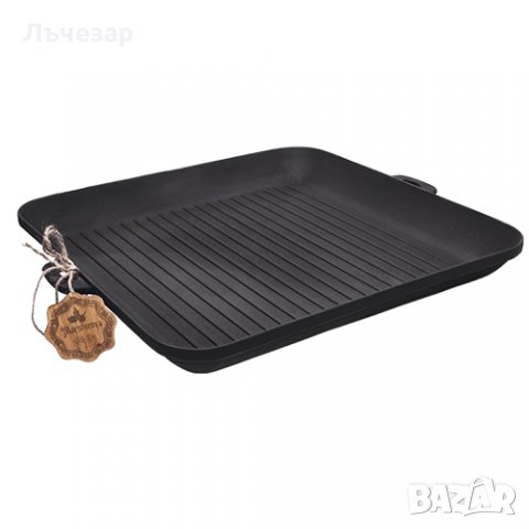 Чугунени грил тигани квадратни, 18 см, 24 см, 26 см, 28 см, 35 см, снимка 9 - Съдове за готвене - 10329972