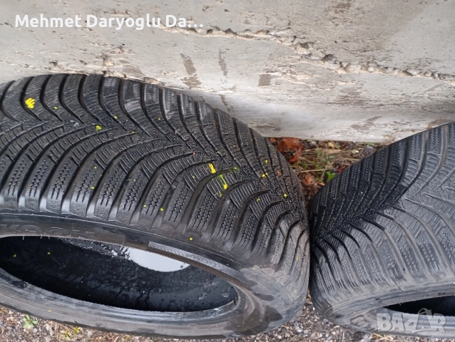 2 Зимни гуми hankook 205/55/16 44/20, снимка 2 - Гуми и джанти - 51973636